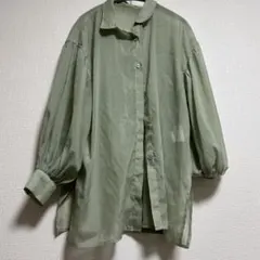 INGNI イング　シアーシャツ　グリーン　緑