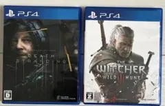 そ*て様 【美品】PS4 2本セット　デス・ストランディング＆ウィッチャー3