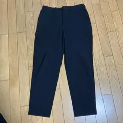 GU イージーアンクルパンツ スラックス ブラック M
