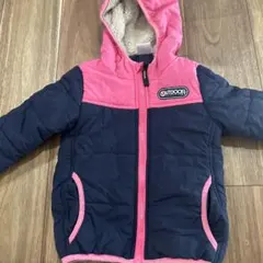 OUTDOOR フード付きジャケット 100cm ネイビー/ピンク