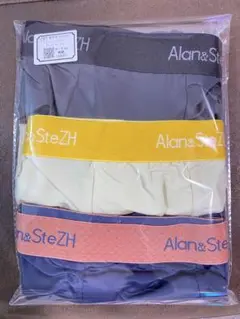匿名配送新品4XL3枚男性用下着メンズショーツ快適ボクサーパンツ送料無料ネイビー