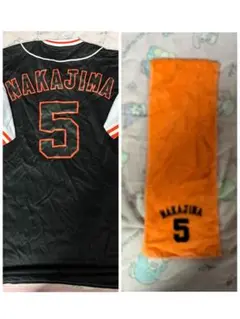 読売ジャイアンツ 巨人 中島宏之 ヘンリーネックTシャツ マフラータオル セット