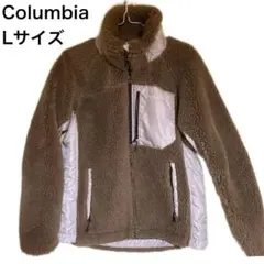 【匿名配送】コロンビア レディース アウター フリース ジャケット L 茶色