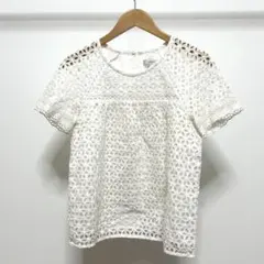 J.Crew/ジェイクルー/コットン/レース/カットソー/lace/topsのサムネイル