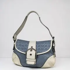 Coach Soho Oneshoulder Bag Blue - メルカリ