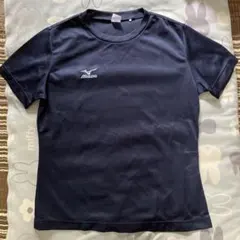 Mizuno Tシャツ Lサイズ ネイビー レディース