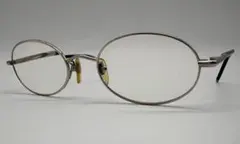 1860s フレンチアンティーク メタル 丸眼鏡 イタリア スカルテンプル