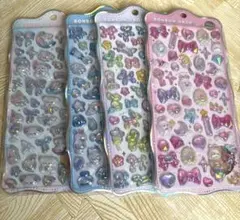 M*o様 ボンボンドロップシール　ちゅるきらシリーズ　4点セット