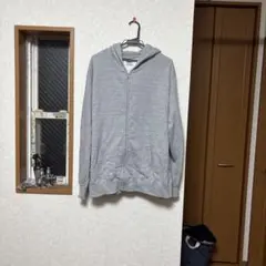 CROSS & STITCH グレー フード付きパーカー X-LARGE