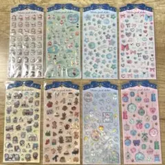セリア ウィンタージュエリーシール 8点セット