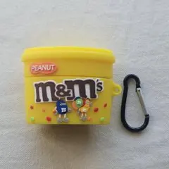AirPodsPro 1/2 ケースカバー イエローシリコン m&m'sモチーフ
