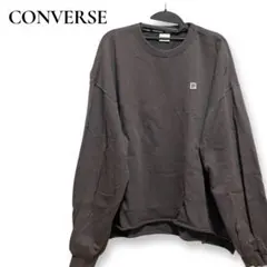 【15%OFF】CONVERSE／長袖スウェット／メンズ ／L／グレー／ゆったり