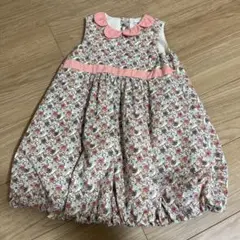 最終値下げ　小花柄バルーンワンピース　120