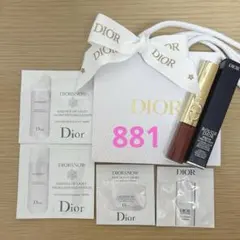 DIORルージュディオール シークイン リキッドデュオ 881ショッパーおまけ付