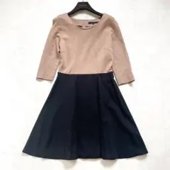 ANAYI ワンピース スカイシルバー 水色 ノースリーブ 36 S シャープ 