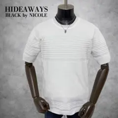 HIDEAWAYS BLACK by NICOLE 半袖Tシャツ　半袖カットソー