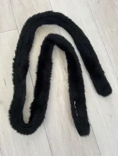 OZOC ブラックマフラー アクリル100%