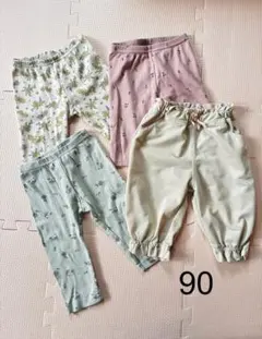レギンスパンツ　五分丈　七分丈　半ズボン　スパッツ　パンツ まとめ売り　90