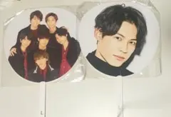 SixTONES カウコン 集合　チェンエラ　松村北斗　ジャンボうちわ　うちわ