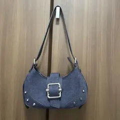 ショルダーバッグ肩掛けデニムバッグハンドバッグ