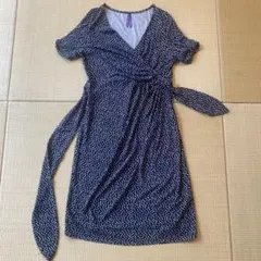 Seraphine カシュクールマタニティワンピース ドット柄のサムネイル