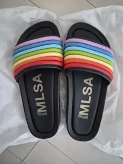 メリッサ melissa MELISSA　MLSA レインボー　サンダル　新品のサムネイル