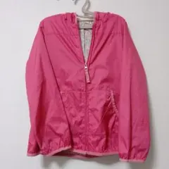 フード付きピンクパーカー 120