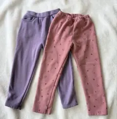 裏起毛ズボン　ユニクロフリースズボン　110㎝