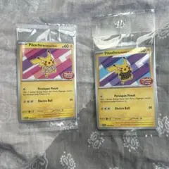 ピカチュウ バティックシャツ 60HP カード 2枚セット