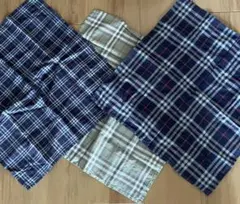 バーバリー　Burberry 希少　ハンカチ3枚セットです。