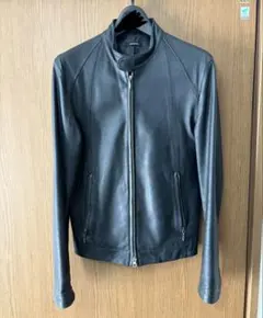 高級本革【シャッフェン】ラムレザージャケット ハーフコート L〜XL 軽量 ハーフコート レザーコート チェスターコート レディース 本革