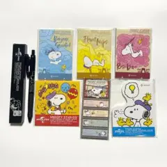 スヌーピー メモ帳 ふせん ボールペンセット ニッセイ 非売品