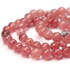 ② 約7mm ストロベリークォーツ 苺水晶