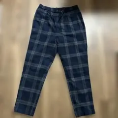 アンコキーヌ　チェック柄パンツ　Lサイズ