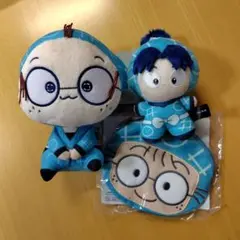 忍たま乱太郎　もちぴこぬいぐるみ　フェイスポーチ　てちぬい　３個セット