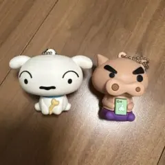 クレヨンしんちゃん シロ ぶりぶりざえもん キーホルダー
