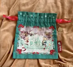 東京ディズニーシー ダッフィー 巾着袋 クリスマス FELICE NATALE