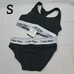【新品未使用】カルバンクライン ブラ&ショーツセット/モダン コットン Sサイズ