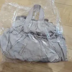 GU ギャザーポケットバック　グレー