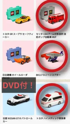 マクドナルド　ハッピーセット　トミカ　2025