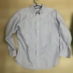 UNIQLO オックスフォードシャツ　ストライプ ボタンダウンシャツ M