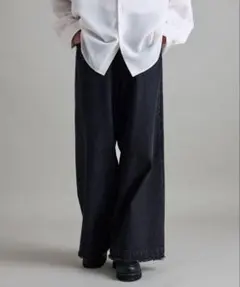 【JUNRED】ヴィンテージデニムマキシフレアパンツのサムネイル