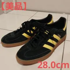 美品 adidas Handball Spezial ブラック/イエロー 28