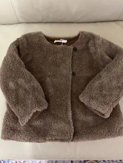 ブラウン フリースアウター 95cm