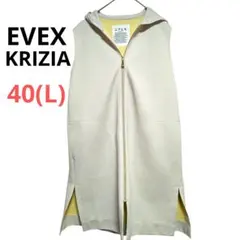 EVEX by KRIZIA フード付きロングジレ ジャンパースカート 40のサムネイル