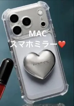 MAC ノベルティ　スマホミラー　ハートミラー　新品未開封のサムネイル
