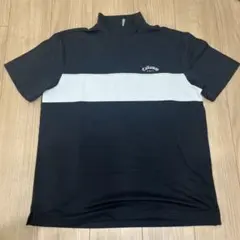 Callaway GOLF ハーフジップ ポロシャツ ブラックのサムネイル