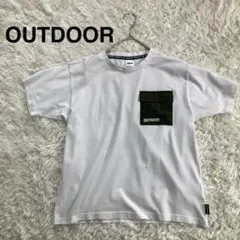 OUTDOOR 半袖 Tシャツ 白 胸ポケットのサムネイル