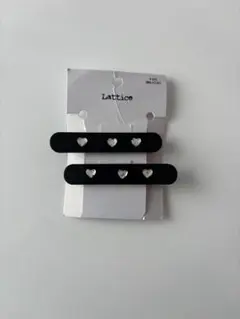 Lattice ハートヘアピン 2本のサムネイル