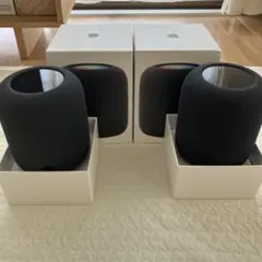 美品】Apple HomePod 第2世代 MQJ73J/A ミッドナイト - メルカリ